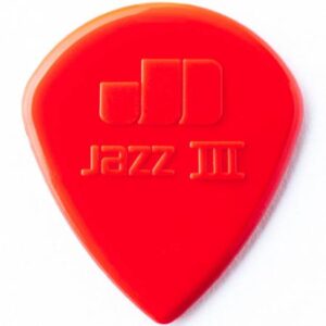 Dunlop Jazz III Red Nylon plectrum 1.38mm