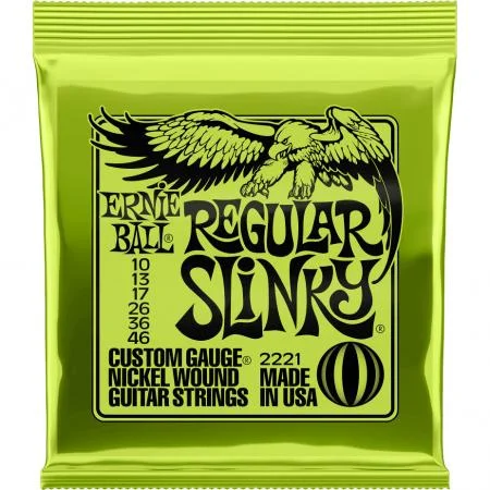 Ernie Ball 2221 Regular Slinky 010 - 046 snarenset voor elektrische gitaar